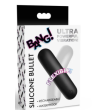 BANG! Flexible Silicone Bullet - Black